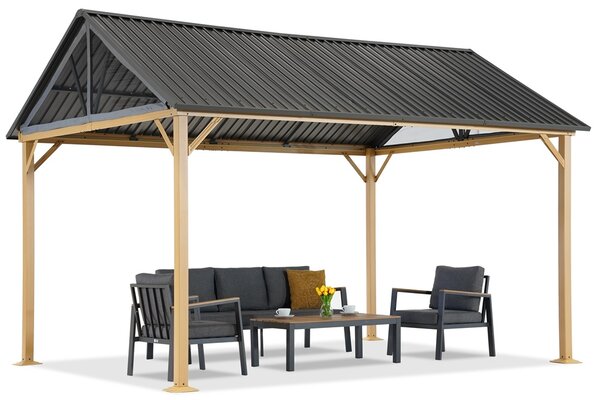 Foișor de grădină din metal Teramo 3x4 Garden Point