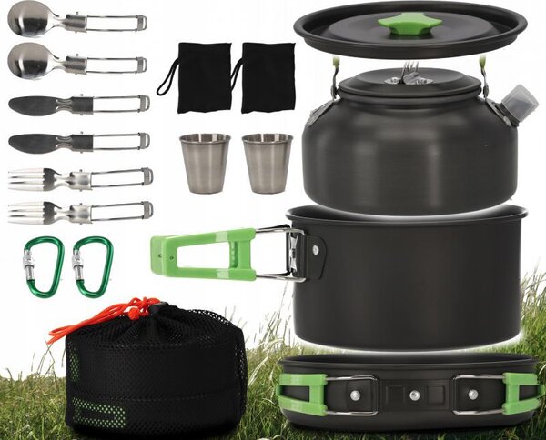Set de ustensile de camping 16in1