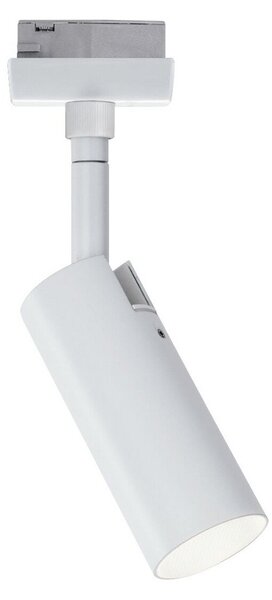 Paulmann URail Tubo spot dim 3 trepte 4.000K alb, reglabil, Alb, Camera de zi / sufragerie, Metal, Modern