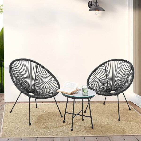 Juskys Set de balcon Ostana