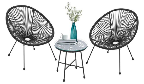 Juskys Set de balcon Ostana