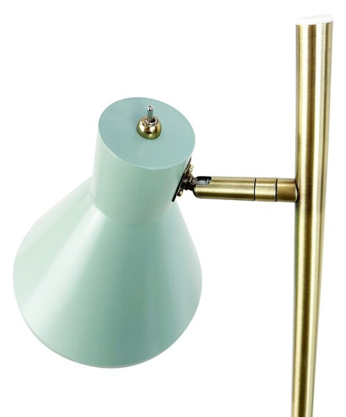 Dyberg Larsen Lampadar Sleep, verde mentă, înălțime 165 cm, oțel, Verde, Camera de zi / sufragerie, Metal, Design