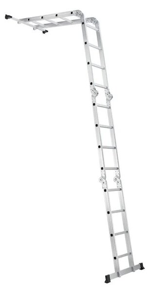 Juskys Scară multifuncțională din aluminiu 470 cm