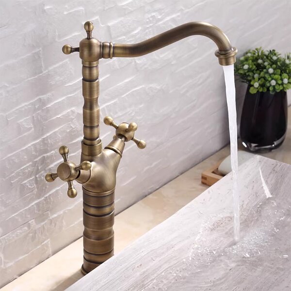Baterie pentru baie / de bucătărie Rea Rustico antique gold