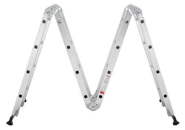 Juskys Scară multifuncțională din aluminiu 470 cm