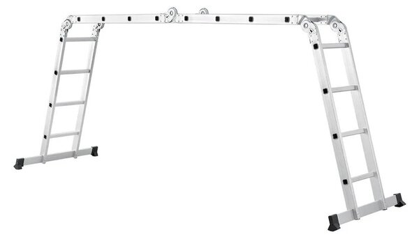Juskys Scară multifuncțională din aluminiu 470 cm