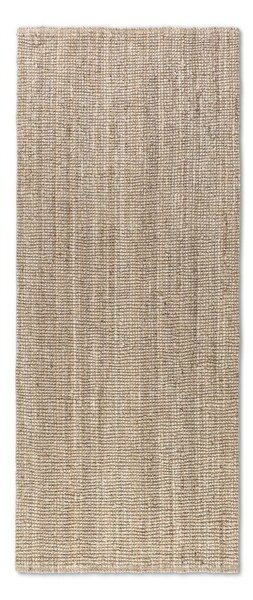 Covor tip traversă crem din iută 80x200 cm Bouclé – Hanse Home