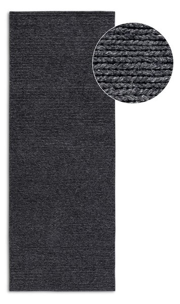 Covor tip traversă gri închis țesut manual din lână 80x200 cm Francois – Villeroy&Boch