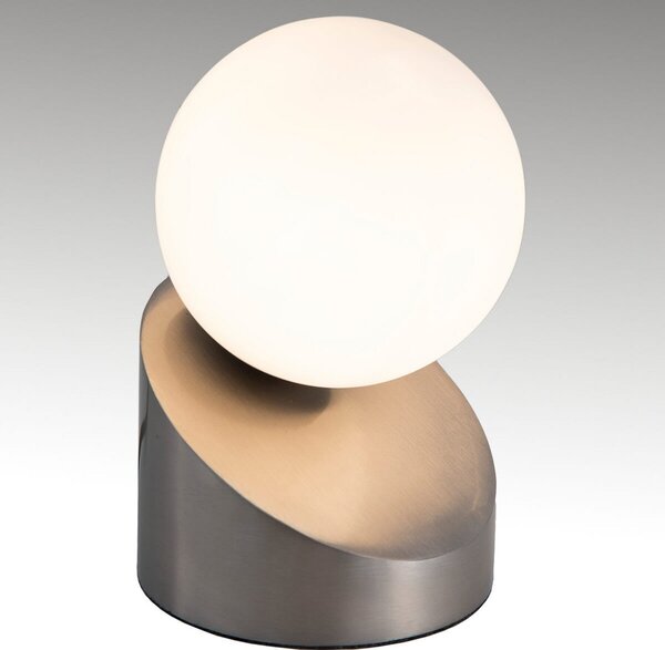 Nowa Cu comutator tactil - lampă de masă LED Alisa, Metalic, Camera de zi / sufragerie, Metal, Modern
