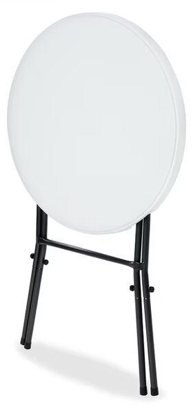 Deuba Masă de bar pliabilă Ø72 cm - albă
