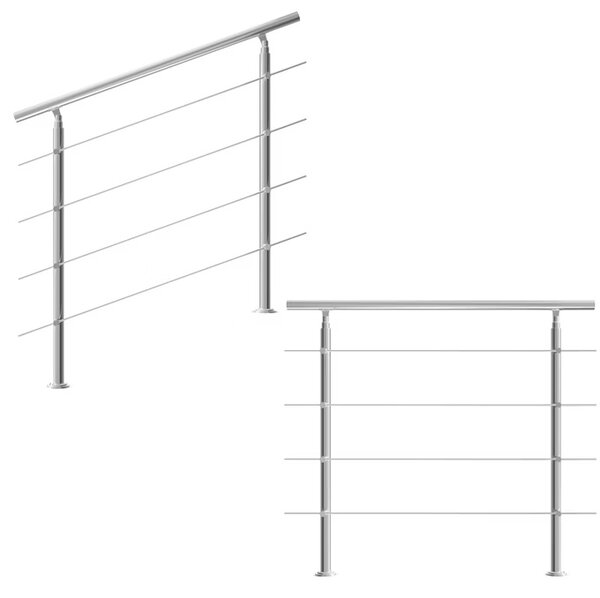 Deuba Balustradă de scări cu 4 bare - 120 cm