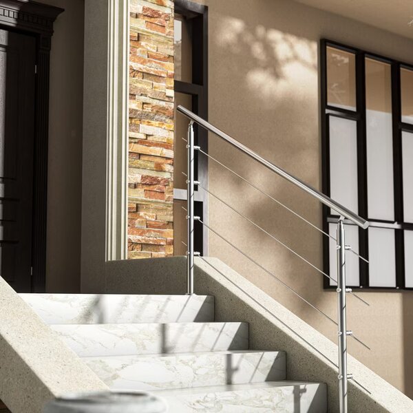 Deuba Balustradă de scări cu 4 bare - 100 cm