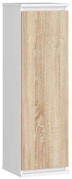 Dulap suspendat Wren (Alb + Stejar sonoma). Promo -20%. 1069935
