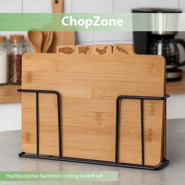 Set Multifuncțional De Tăiat Din Bambus Chopzone™