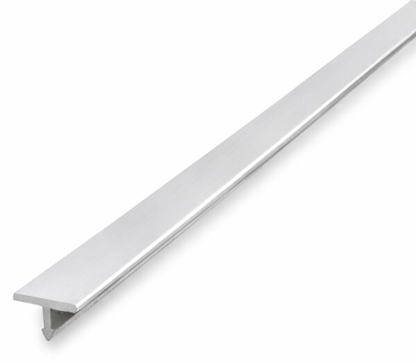 Bandă de tranziție pentru pardoseală, argintie, 300 cm
