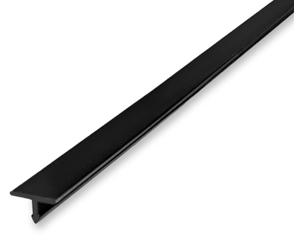 Bandă de tranziție pentru pardoseală, negru, 300 cm