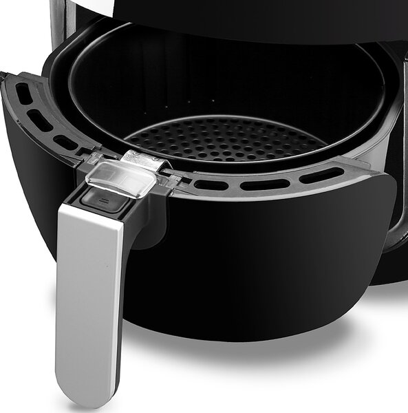 Deuba Cuptor cu aer cald FRYER 1 negru - 9 in 1 cu ecran tactil 1485 W 3,6 l