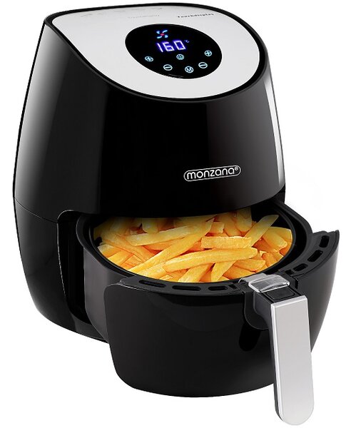 Deuba Cuptor cu aer cald FRYER 1 negru - 9 in 1 cu ecran tactil 1485 W 3,6 l