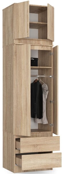 Suprastructură pentru dulap Sashka II (Stejar sonoma). Promo -16%. 1070789