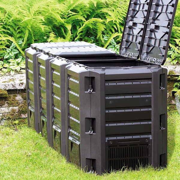 Deuba Compostor 380 L - negru