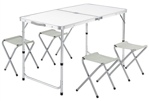 Deuba Set de camping 5 piese - alb