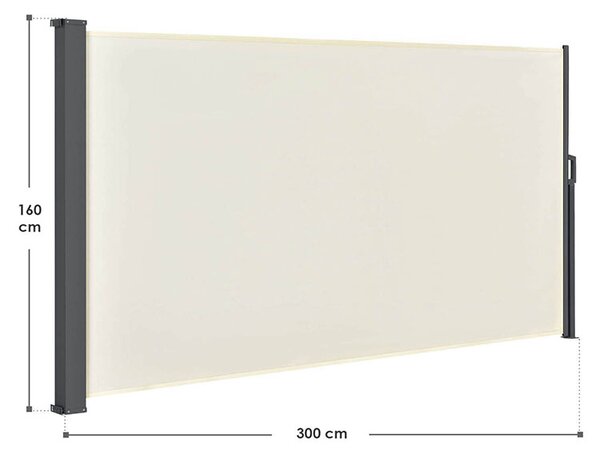 Juskys Copertina laterala Dubai 300 x 160 cm - bej