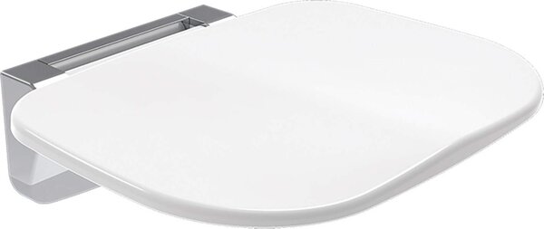 VITAL – Scaun de baie pliabil, montare pe perete, finisaj Bianco (NIV_A51B)