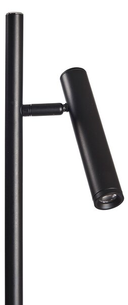 Dyberg Larsen Carlo 1 LED lampă de masă, bec, reglabil, Negru, Studiu / Birou, Metal, Scandinavă, Lumină de lectură