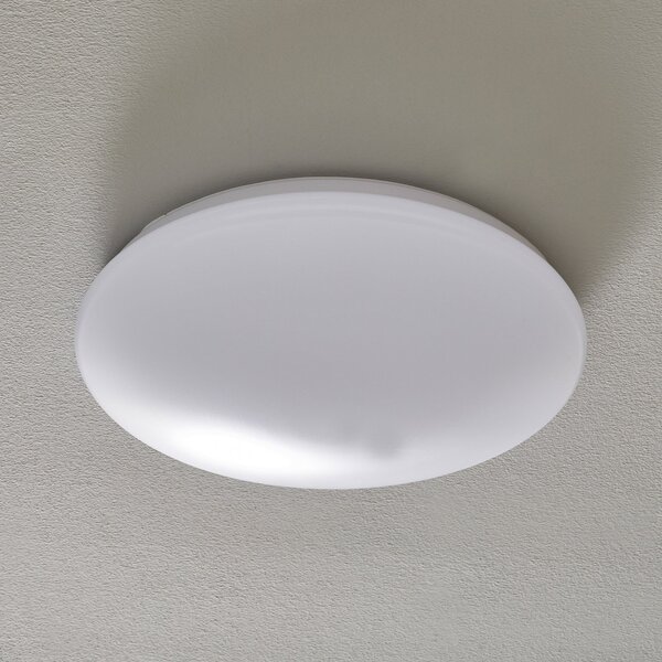 Ledino Plafonieră LED Altona LW3, alb cald, Ø 38,5 cm, Alb, Hol, Plastic, Modern, Perete rotund