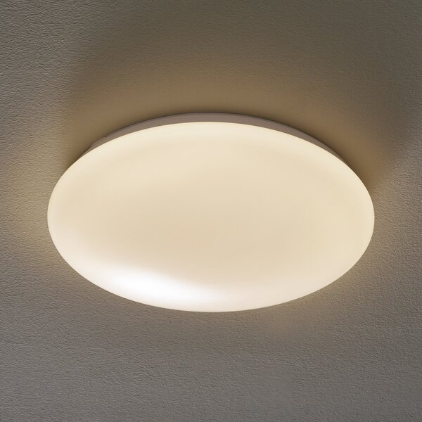 Ledino Plafonieră LED Altona LW3, alb cald, Ø 38,5 cm, Alb, Hol, Plastic, Modern, Perete rotund