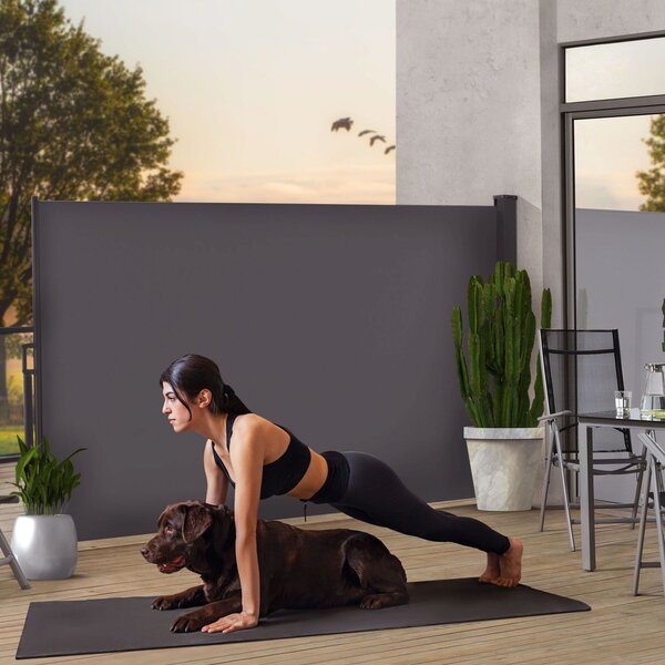 Juskys Copertina laterala Dubai 500 x 160cm - gri