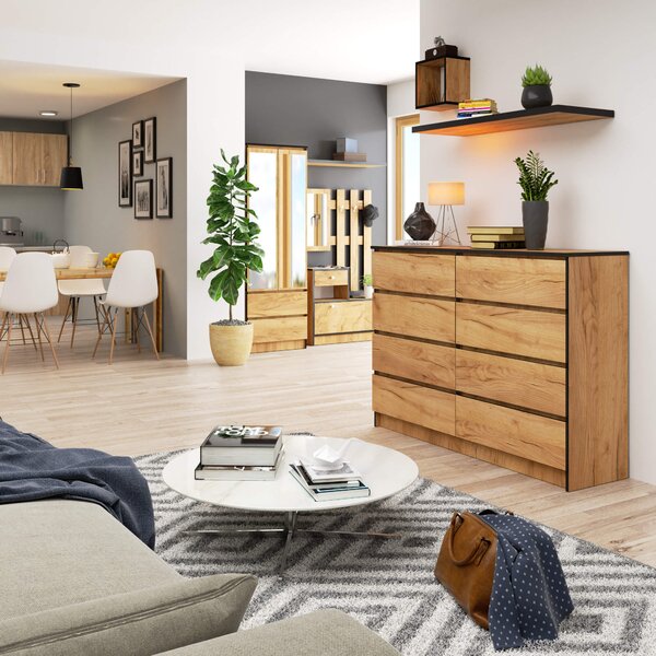 Comodă Keanu III (stejar craft). Promo -16%. 1071298