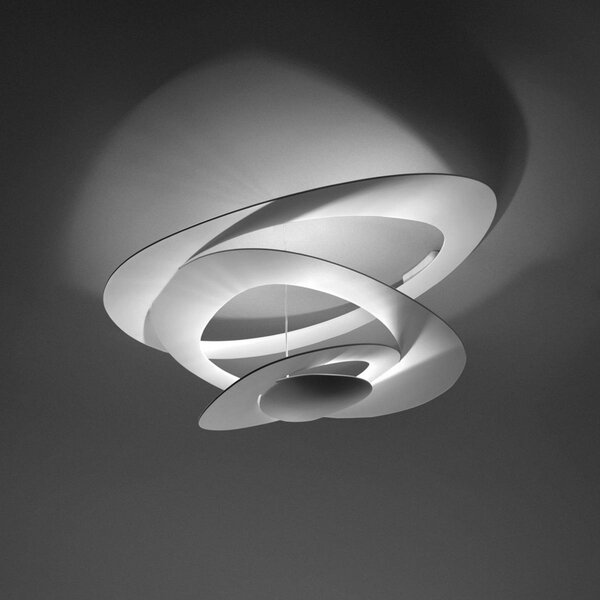 Artemide Pirce Mini - plafonieră LED, 2700K, reglabil, Alb, Camera de zi / sufragerie, Metal, Design