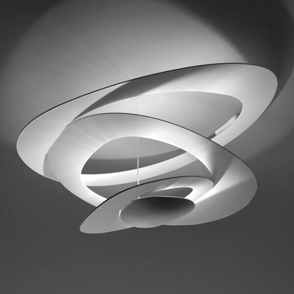 Artemide Pirce Mini - plafonieră LED, 2700K, reglabil, Alb, Camera de zi / sufragerie, Metal, Design
