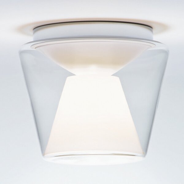 Serien Lighting serien.lighting Annex L plafonieră LED din sticlă, reglabil, Transparent, Camera de zi / sufragerie, Sticlă, Design
