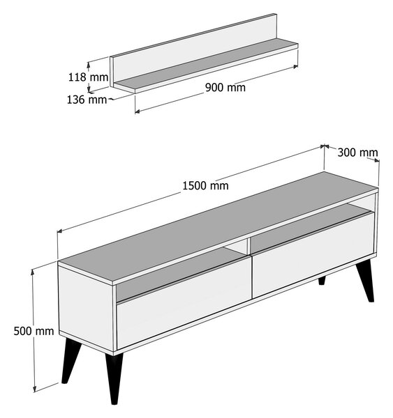 Mobilier living Bestie (Stejar). 1072227