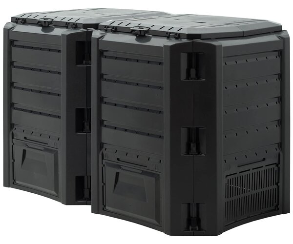 Deuba Compostor 800 L - negru