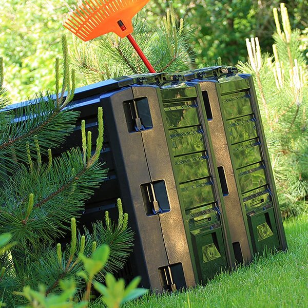 Deuba Compostor 800 L - negru
