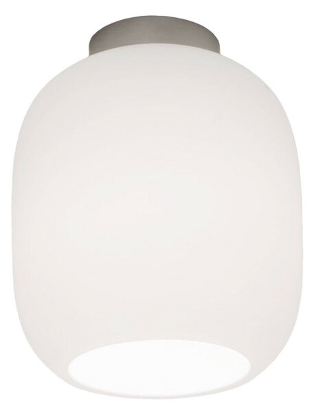 Casablanca Murea plafonieră, alb opal, Ø 13 cm, reglabil, Alb, Camera de zi / sufragerie, Sticlă, Modern