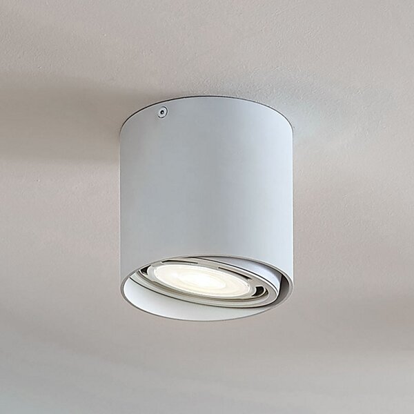 Arcchio Spot de tavan Mabel, Ø 13 cm, alb, metal, GU10, reglabil, Alb, Bucătărie, Metal, Modern