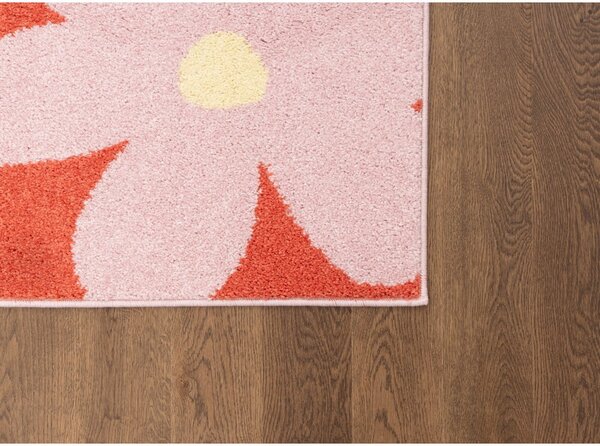 Covor pentru copii roșu-roz 80x150 cm Lolly Coral – FD