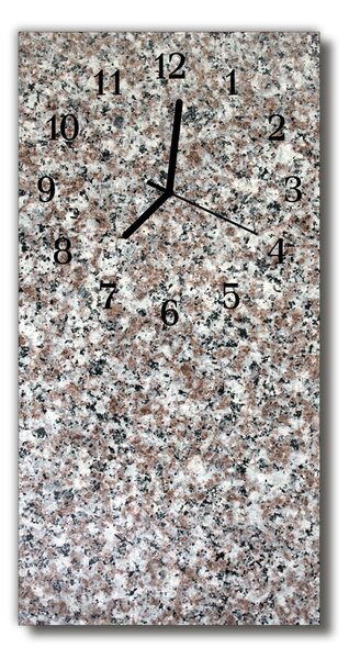 Ceas de perete din sticla vertical Grafit bej
