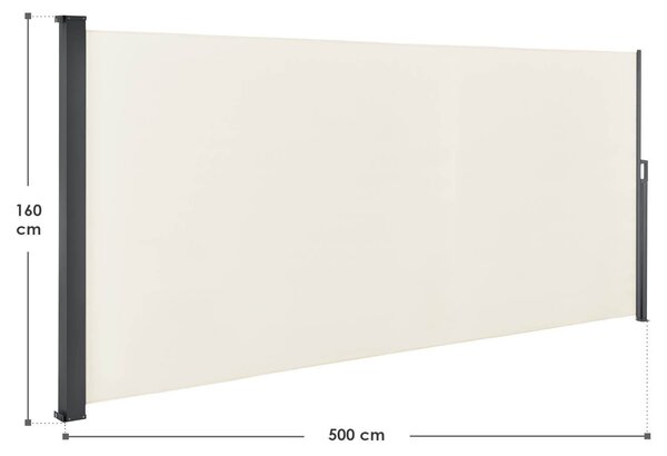 Juskys Copertina laterala Dubai 500 x 160cm - bej