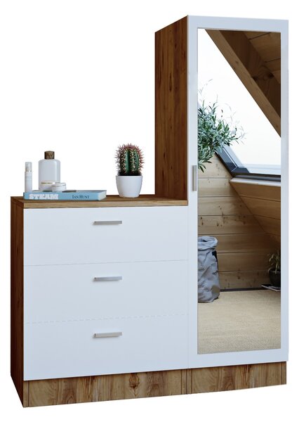 Set mobilier pentru hol Cicci (Pin atlantic + Alb). 1072753