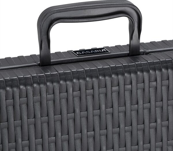 Deuba Masa ratan 180x75x73cm - neagra