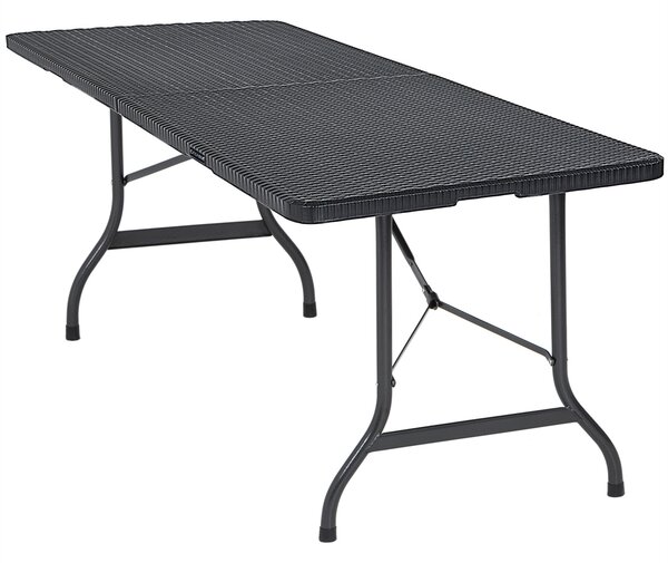 Deuba Masa ratan 180x75x73cm - neagra
