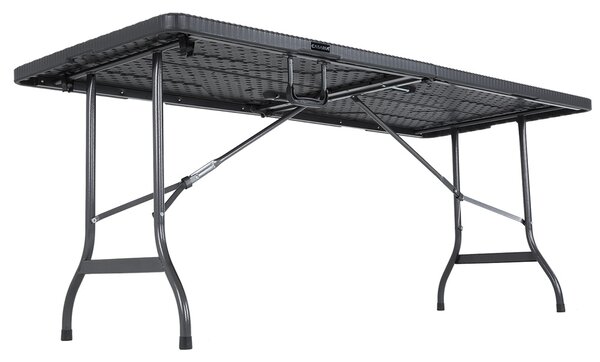 Deuba Masa ratan 180x75x73cm - neagra