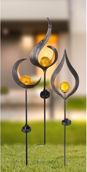 Corp de iluminat LED solar SOLAR LED/0,02W/3V 600mAh IP44 bronz Globo 33465
