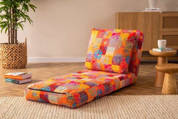 Atelier Del Sofa, Fotoliu extensibil Deniz multicolor 60/68/62 cm