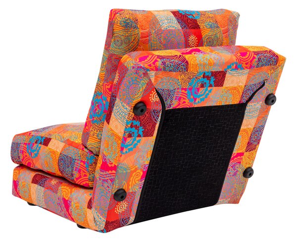 Atelier Del Sofa, Fotoliu extensibil Deniz multicolor 60/68/62 cm